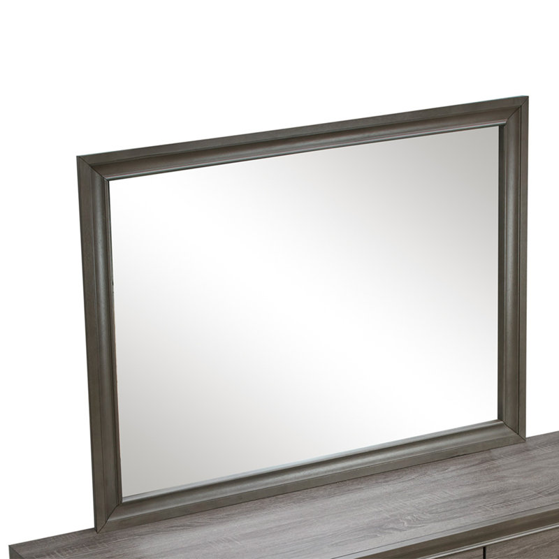 Miroir mural Meade, Gris