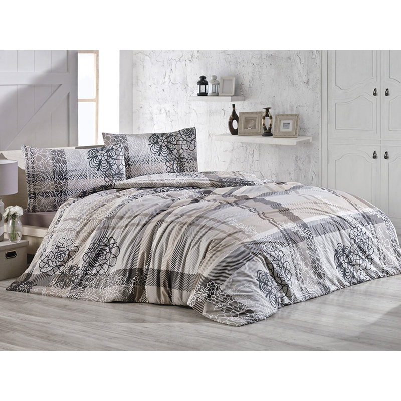 Floral Duvet Cover Set with Pillowcases, 155 x 200cm Duvet Cover + 1 Pillowcase