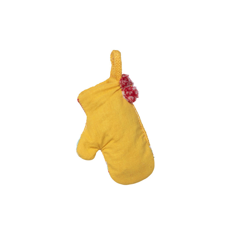 Vintage Knit Mitten Ornament