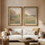 Ensemble de 2 œuvres d'art encadrées de qualité supérieure sur toile de qualité supérieure avec cadre de 26 po x 36 po-1186210129
