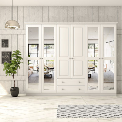 Floreat 6 Door Wardrobe