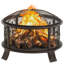 Willen Round Steel Wood Burning Fire Pit