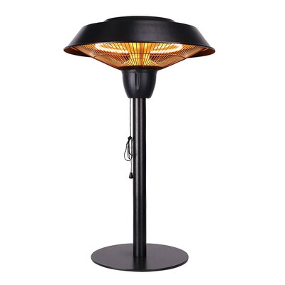 5100 BTU Electric Tabletop Patio Heater -  ZACHVO, ZHQ1566-CT