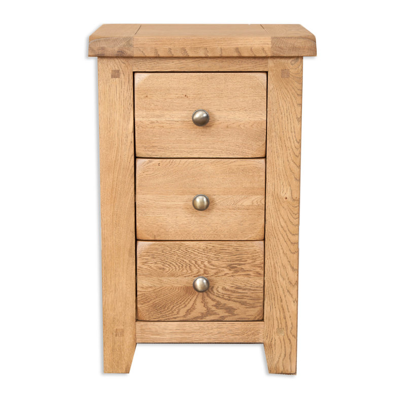 Latimer 45cm W Solid + Manufactured Wood Bedside Table