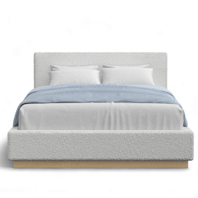 Structure de lit tapissier Drago Boucle