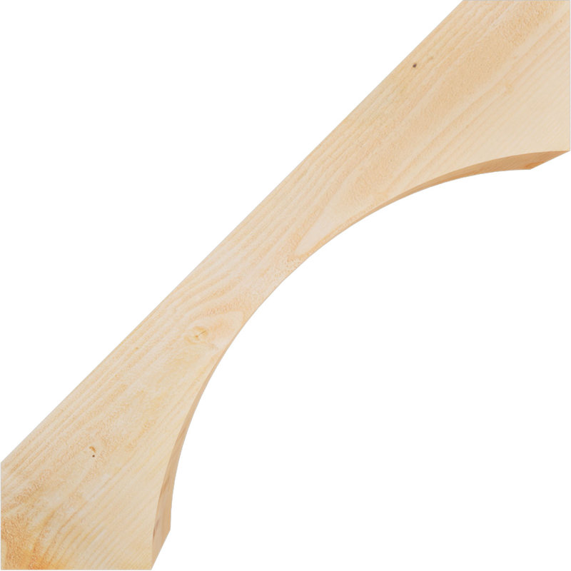 Attelle de genou Westlake, Sapin de Douglas, H 36 po x l 6 po x P 36 po, Brute
