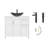 36" Free-Standing Modern Single Bathroom Vanity With Sink-1533480881