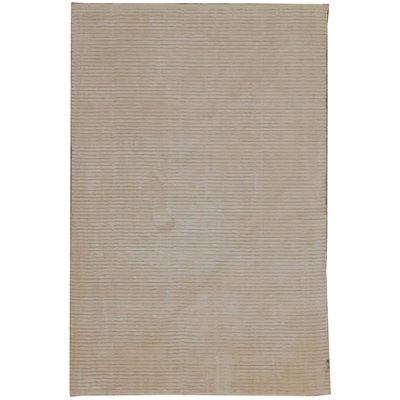 Tapis beige de haute qualité noué à la main de haute qualité