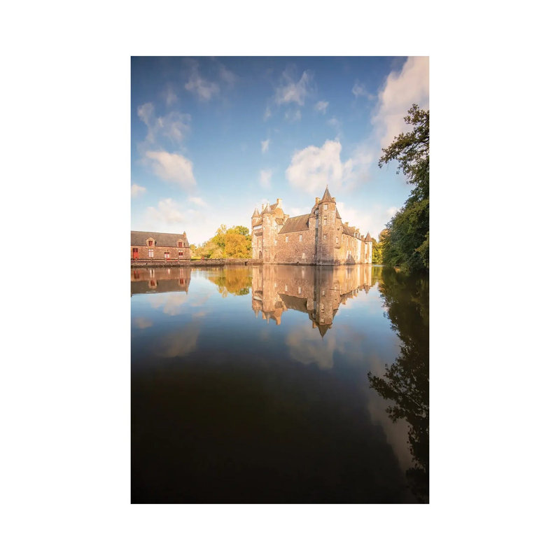The Ancient Castle by Philippe Manguin - Wrapped Canvas Painting, 66.04 cm H x 45.72 cm W