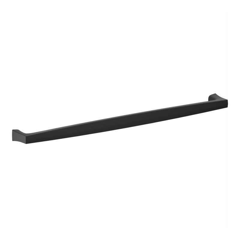 4694 Palm Springs 12" Cabinet Pull, in Lifetime (PVD) Polished Nickel, Satin Black