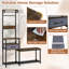 Freestanding 5 - Hook Coat Rack