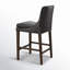 Tabouret de bar et de comptoir en cuir Niara-242589024-242605560