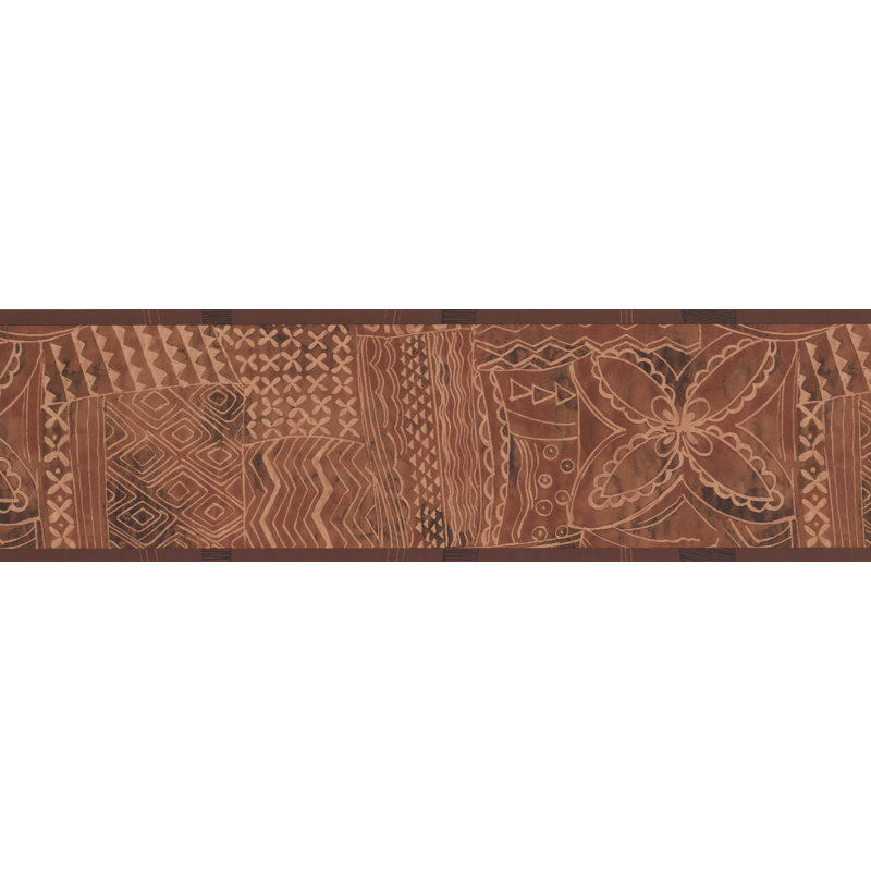 Bordure de papier peint L 15 pi x l 7 po Geometric Design
