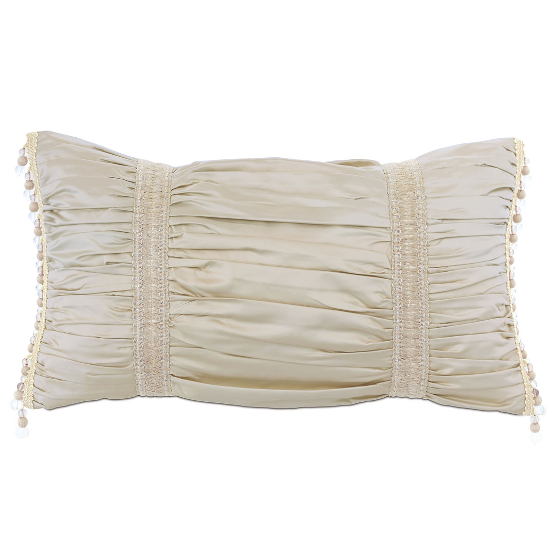 Jolene Ruched Throw Pillow Eastern Accents
