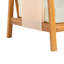 Fauteuil club d'extérieur en bois avec coussins
