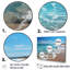«Oceanic Beach Harmony I» - ensemble de reproductions d'art mural côtier-107733758-107733759