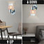 Applique murale avec interrupteur en chrome l 4,4 po x H 7,7 po x E 4,7 po SUPERHUNTER