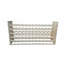 FixtureDisplays 51 x 12 x 26 po, étagère à vin modulaire empilable, présentoir, en bois de pin, (capacité de 72 bouteilles, 6 rangées x 12) 16931