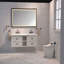 Miroir de salle de bain 72 x 36 pouces à DEL avec cadre en aluminium, miroir de meuble-lavabo mural, anti-buée, mémoire, 3 couleurs, réglable en continu