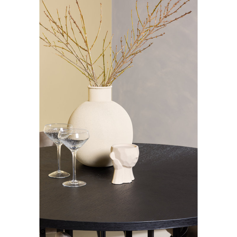 Adaline 4 - Person Dining Set, Black