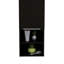 Pharmacie Hazelton, deux tablettes intérieures, finition wengé noir-418099773