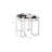 Latarus Square Vanity Stool