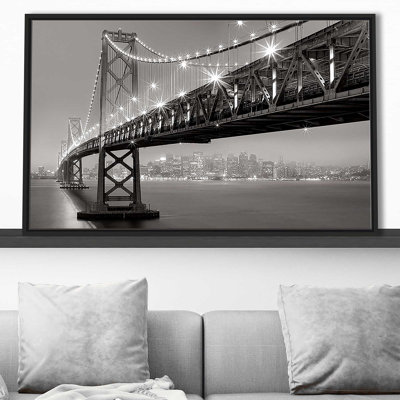 " Bay Bridge At Night " by Aaron Reed
