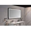 Miroir de salle de bain 72 "x 48" à DEL avec cadre en aluminium-1777798304