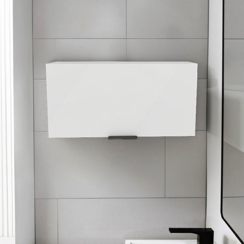 Armoire murale à porte escamotable, unité de rangement compacte pour la cuisine, le garage ou la salle de bain