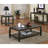 Elegant Console Table In Cappuccino With Rectangular Surface And Shelves Ample Storage Look
