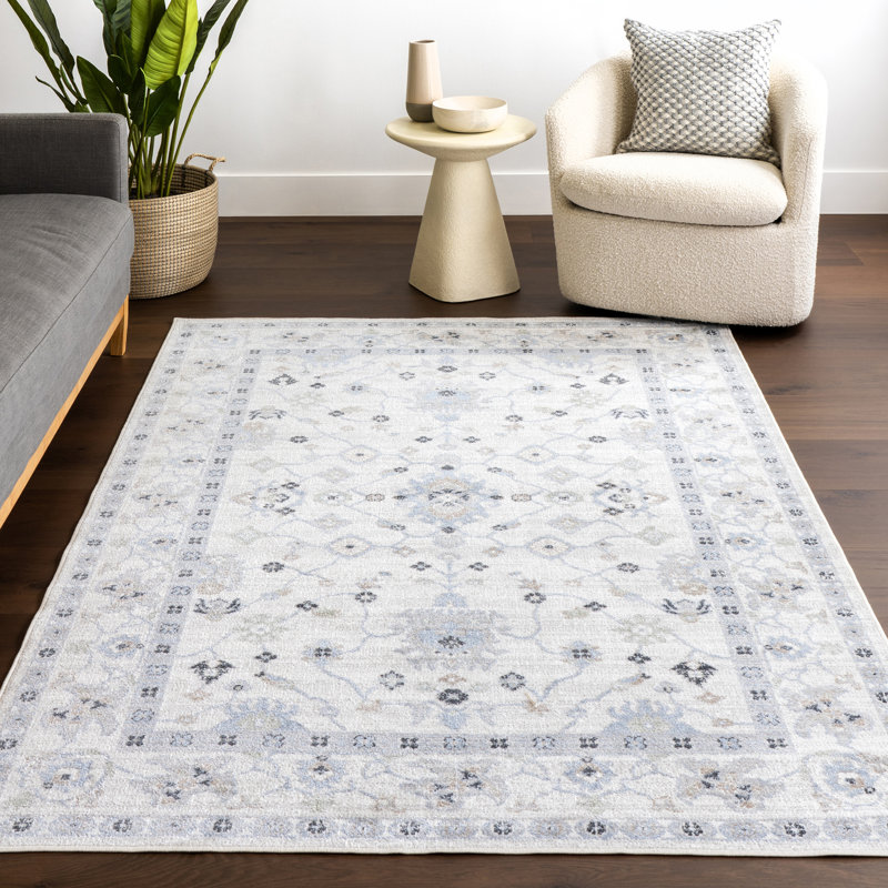 Bridie Medallion Machine Washable Area Rug, Rectangle 8'8" x 13'