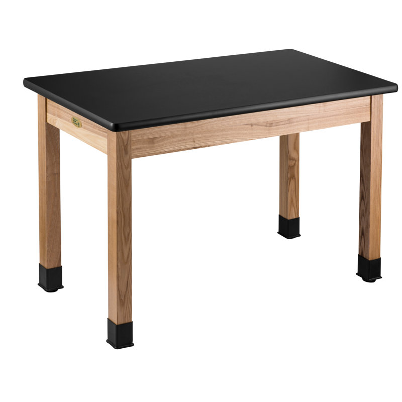 Table de laboratoire NPS Wood Science, l 48 po x P 24 po, Plastification sous haute pression