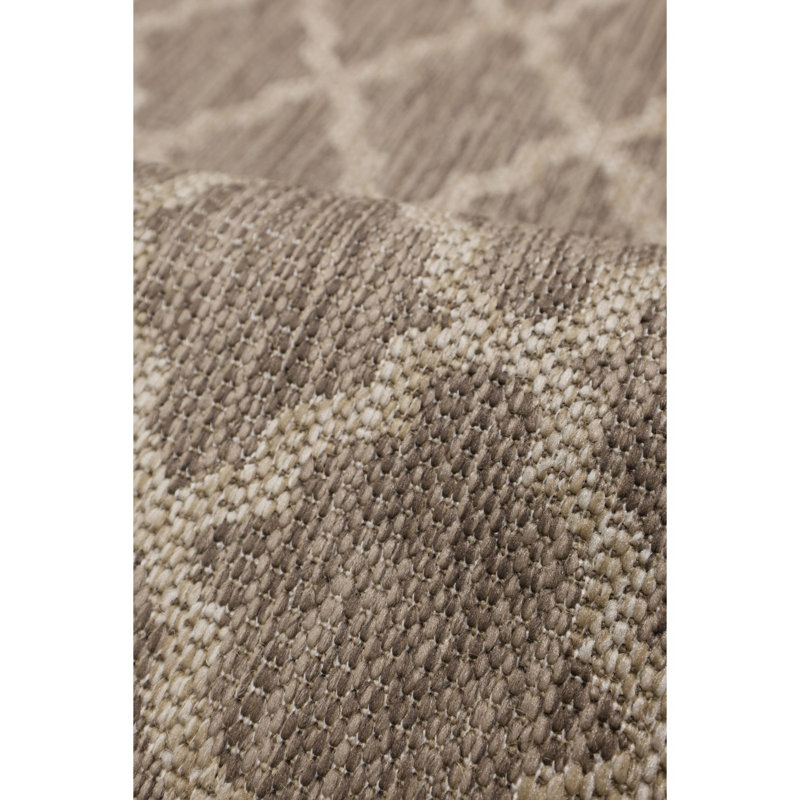 TRELLIS GREL FLATW LATTE 160/225cm, Rectangle 120 x 160 cm