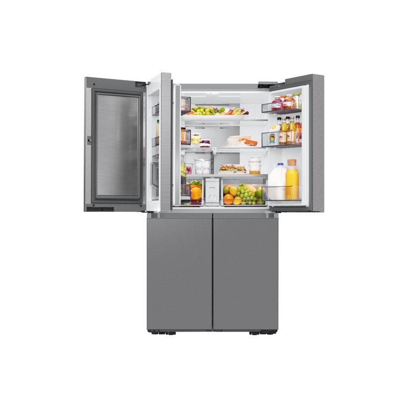 36" French Door Freestanding Refrigerator Counter Depth, Silver