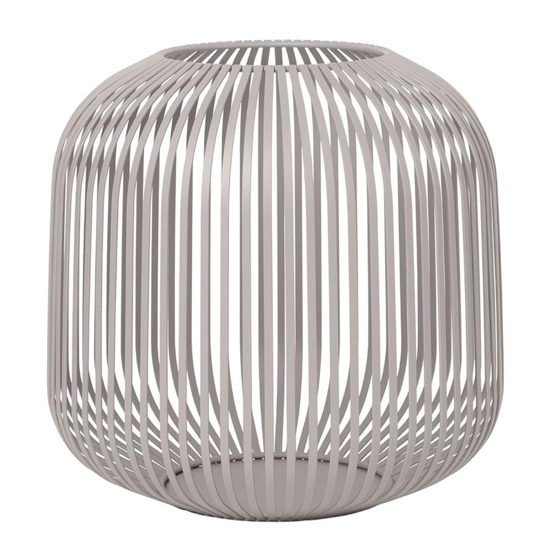 Lito Other Corner Lantern, 27cm H x 27.5cm W x 27.5cm D, Black