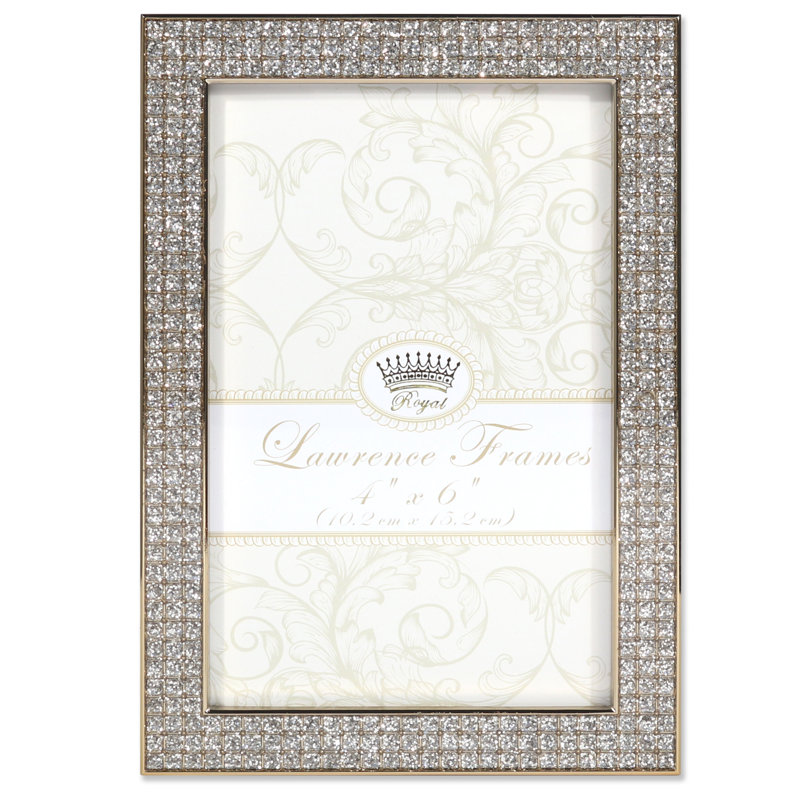 Cadre photo en métal turner paillettes Barberton, 4 po x 6 po