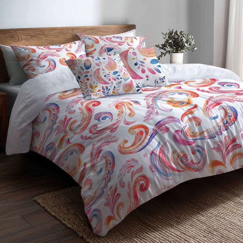 Ensemble d'édredon 6 pièces Modern Modern, King Comforter + 5 Additional Pieces