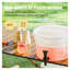 Distributeur de boisson 3 gallons rose avec robinet - contenant à l'épreuve des fuites pour thé glacé, limonade et fêtes (paquet de 2)