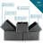 Premium 5-Pack Woven Paper Rope Storage Baskets, Multi-Size, Stackable, Versatile Organziers, Decorative Bins with Durable Fabric Liner