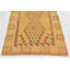 Tapis en laine rouge 3 pi 4 po x 4 pi 10 po one-of-kind main-noué la new age Elland