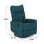 Fauteuil inclinable manuel oscillant de 25 po de largeur Goodrow-1786400045