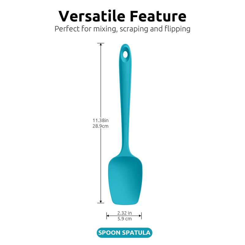 U-Taste Multicolor Heat-Resistant Silicone Spatula Set