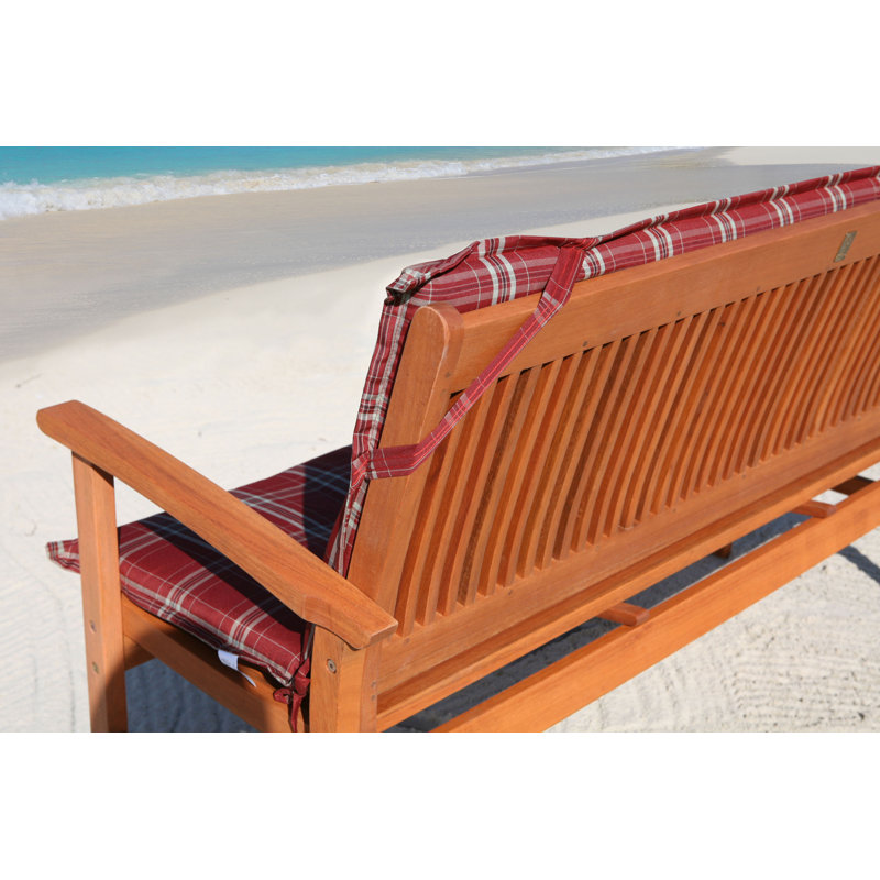 Beard Bench Cushion, Ruby