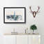 The Shard London England Skyline - Picture Frame Painting Print on MDF-56856401-56856397