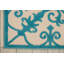 Tapis intérieur / extérieur bleu turquoise Friedler-88927022