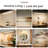 12 Inch 2pcs Wireless Led Dimmable Ultra Thin Motion Sensor Under Cabinet Light