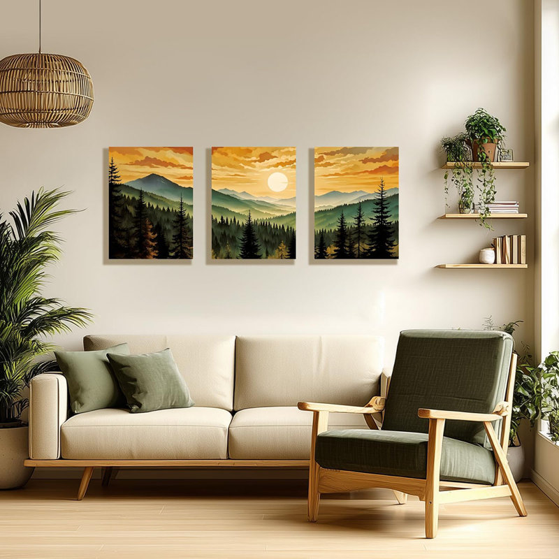 3 Piece Wrapped Canvas Print