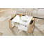 Table basse haute brillance avec 2 tiroirs-1196476726