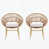 Coussin beige / structure brun clair est en rupture de stock
