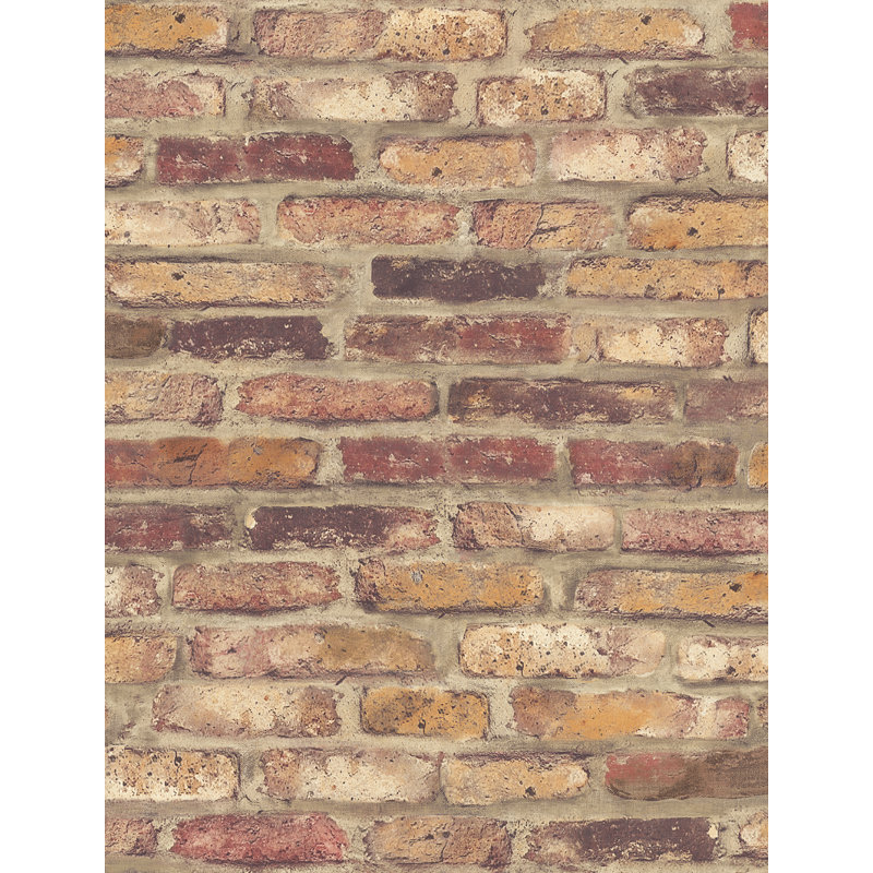 Rouleau de papier peint adhésif L 18 pi x l 20,5 po Paniagua, Vin / or antique, L 33 po x l 20,5 po